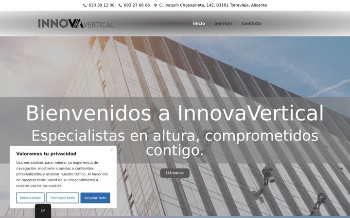 Screenshot of innovavertical.es
