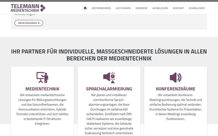 Screenshot of innovaze-media.com