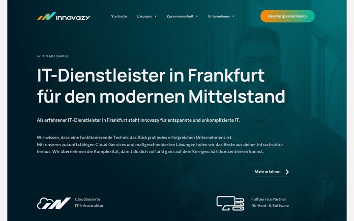 Screenshot of innovazy.de