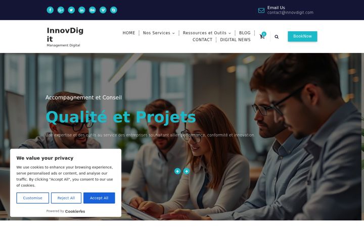 Screenshot of innovdigit.eu