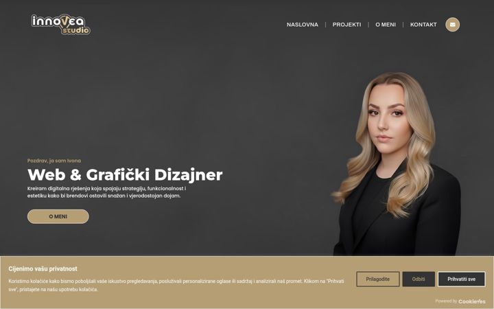 Screenshot of innovea-studio.hr