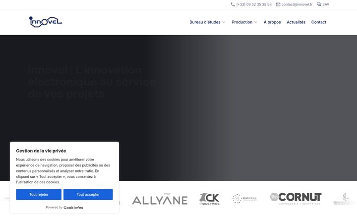 Screenshot of innovel.fr