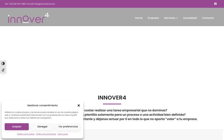 Screenshot of innover4.com