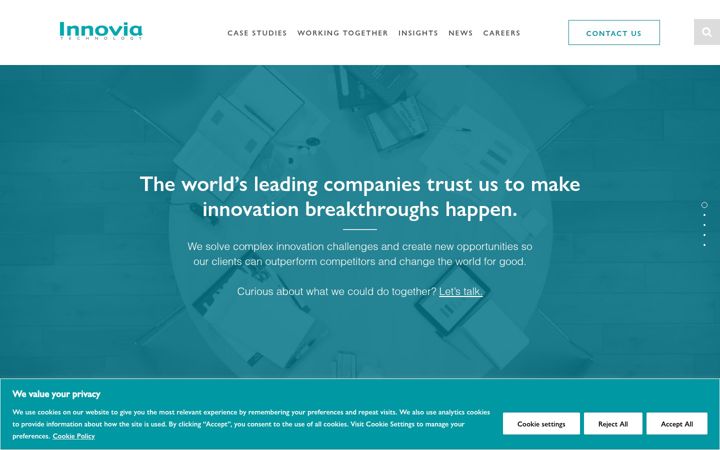 Screenshot of innoviatech.com