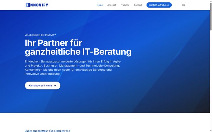 Screenshot of innovify.ch