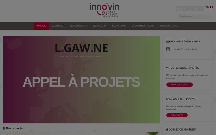 Screenshot of innovin.fr
