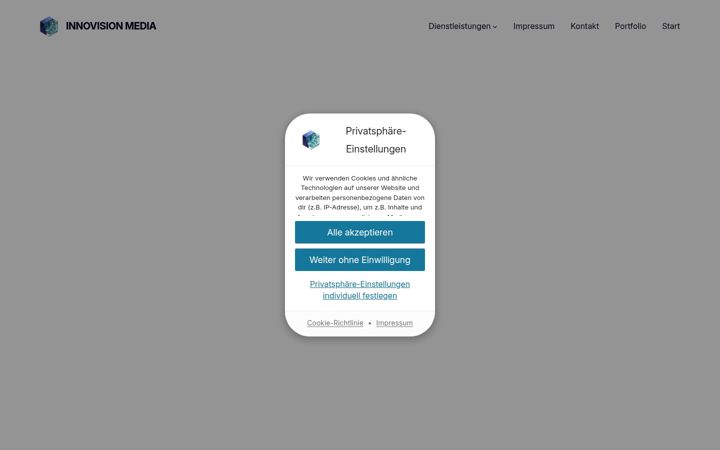 Screenshot of innovisionmedia.de