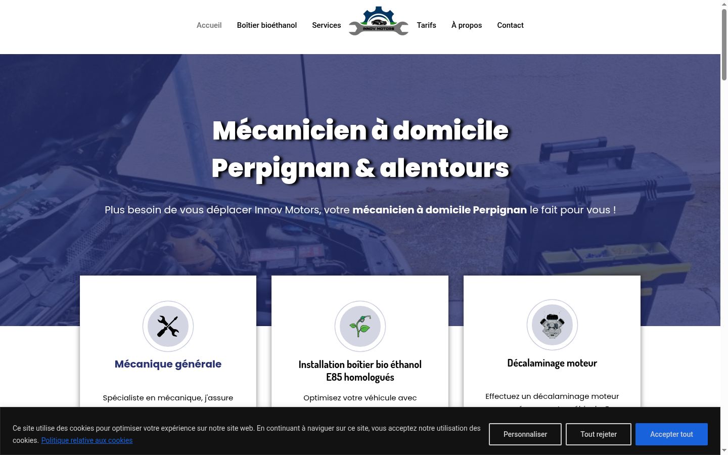 Screenshot van de toestemmingsbanner zoals getoond vóór enige interactie
