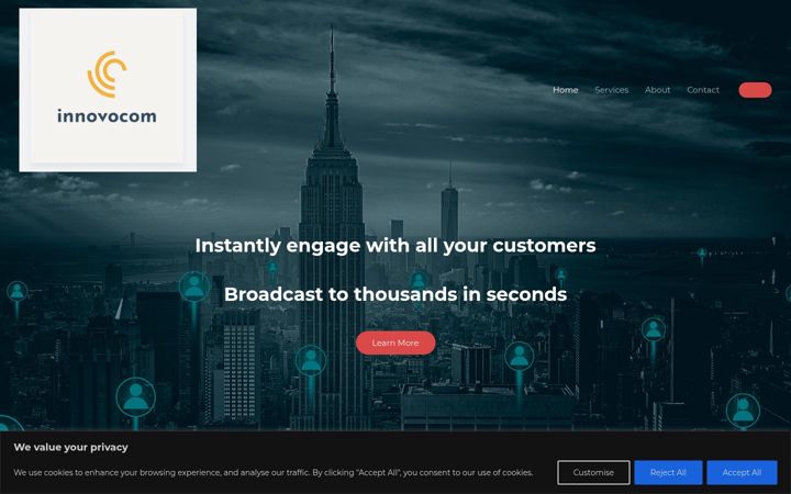 Screenshot of innovocom.com