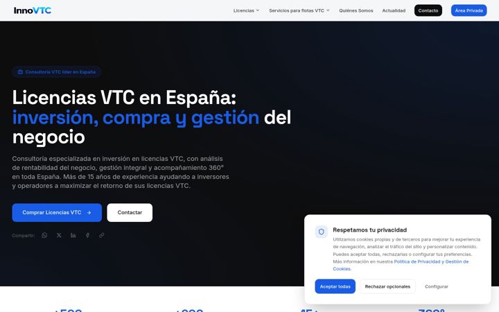 Screenshot of innovtc.es