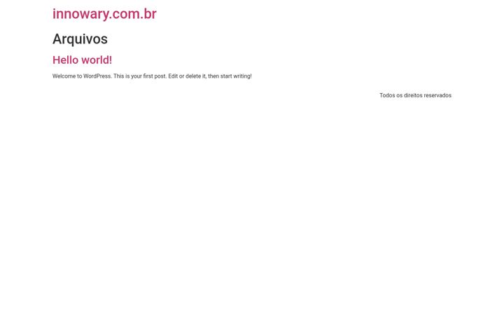 Screenshot of innowary.com.br
