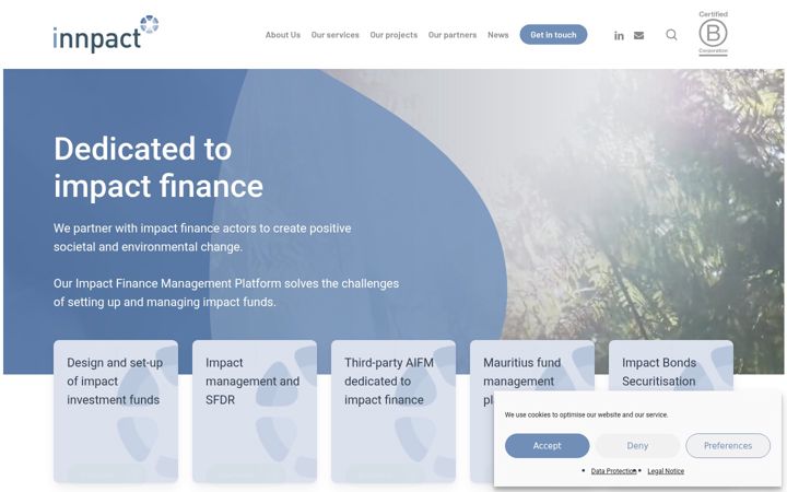 Screenshot of innpact.com