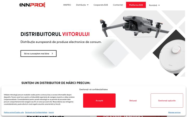 Screenshot of innpro.ro