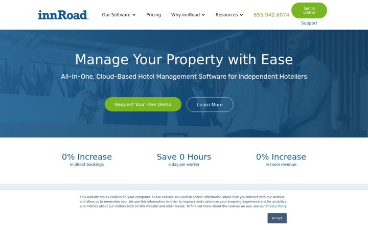Screenshot of innroad.com
