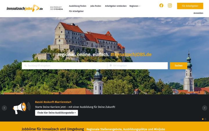 Screenshot of innsalzachjobs.de