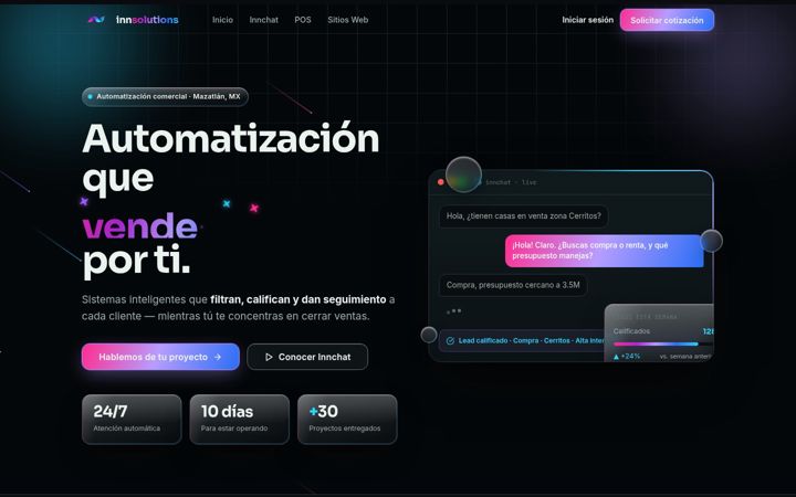 Screenshot of innsolutionsmx.com