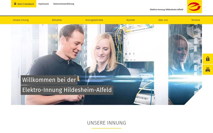 Screenshot of innung-hildesheim-alfeld.de