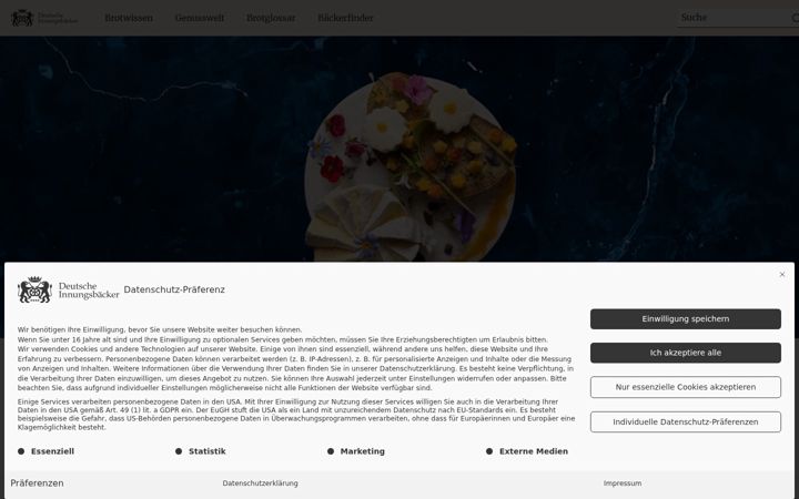 Screenshot of innungsbaecker.de
