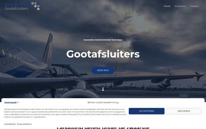Screenshot of innvirotech.nl