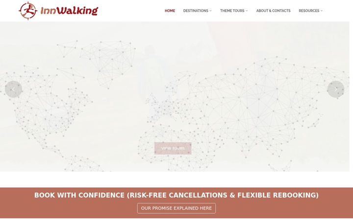 Screenshot of innwalking.com