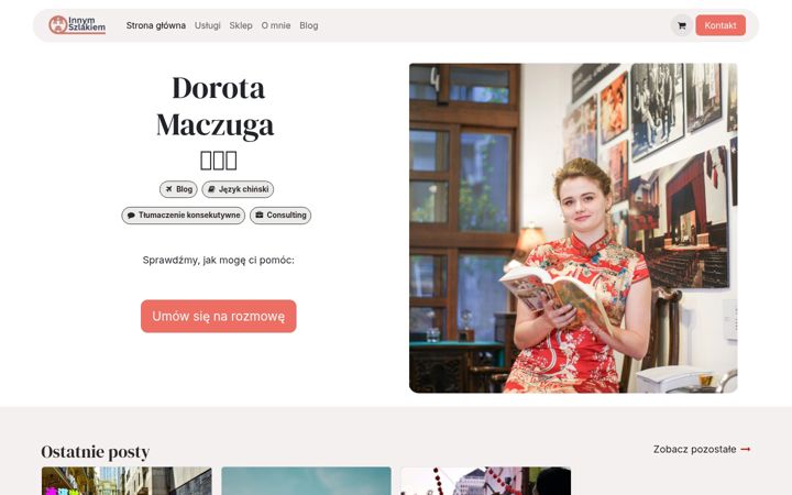 Screenshot of innymszlakiem.com