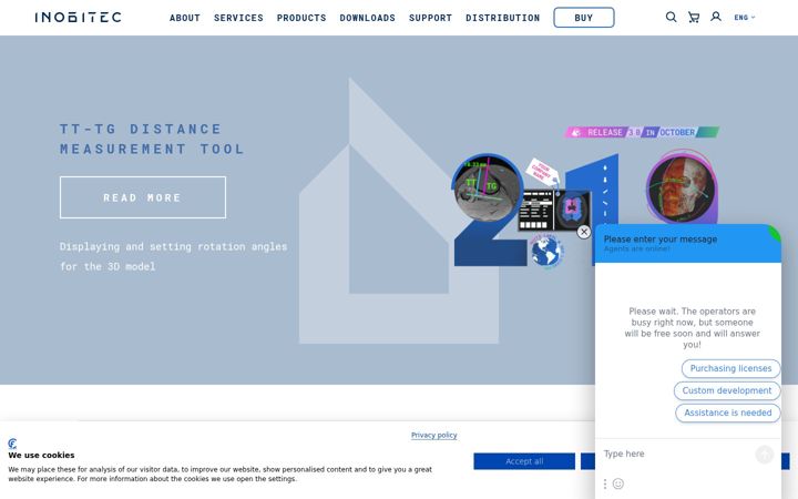 Screenshot of inobitec.com