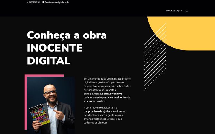 Screenshot of inocentedigital.com.br