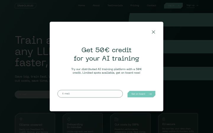 Screenshot of inocloud.com