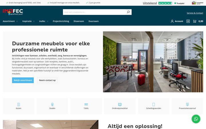 Screenshot of inofec.nl