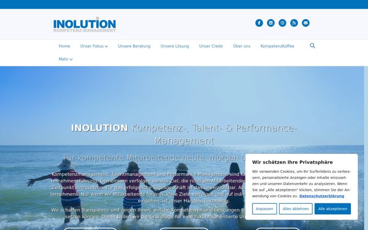 Screenshot of inolution.com