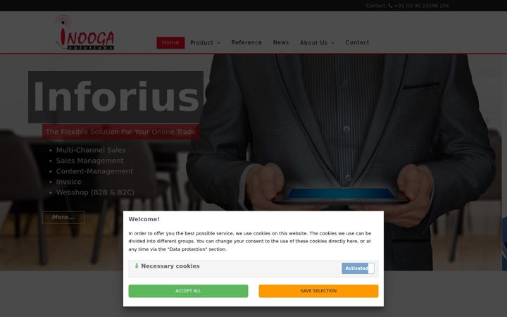 Screenshot of inooga.com