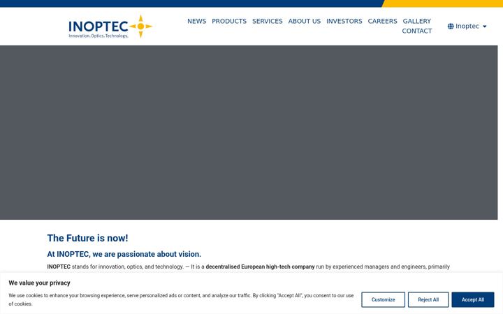 Screenshot of inoptec.com