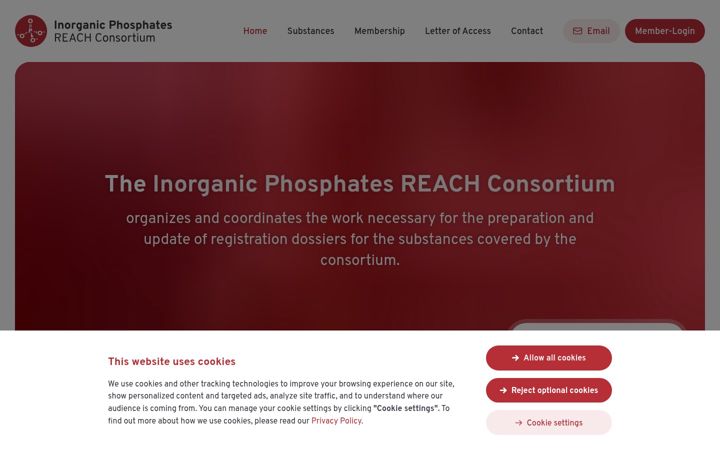 Screenshot of inorganic-phosphates.org