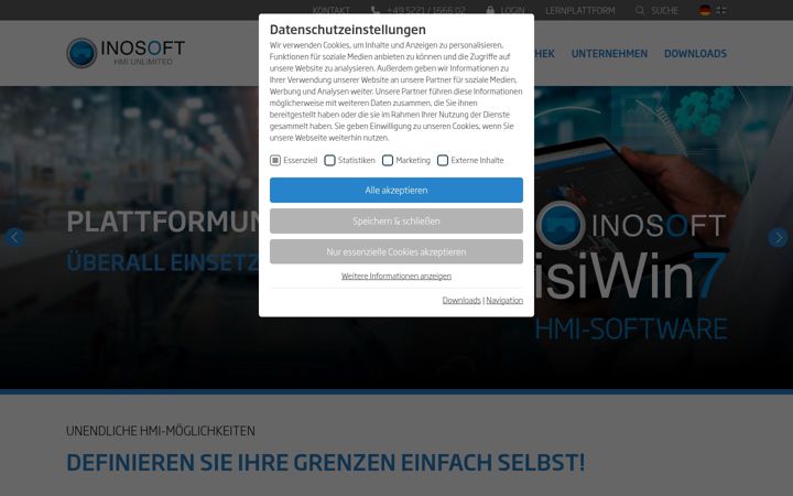 Screenshot of inosoft.com