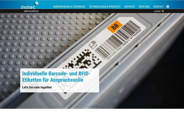 Screenshot of inotec-group.de
