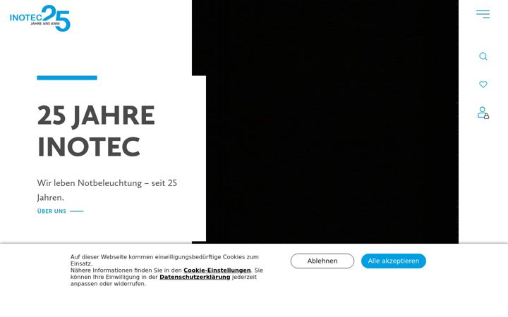 Screenshot of inotec-licht.ch