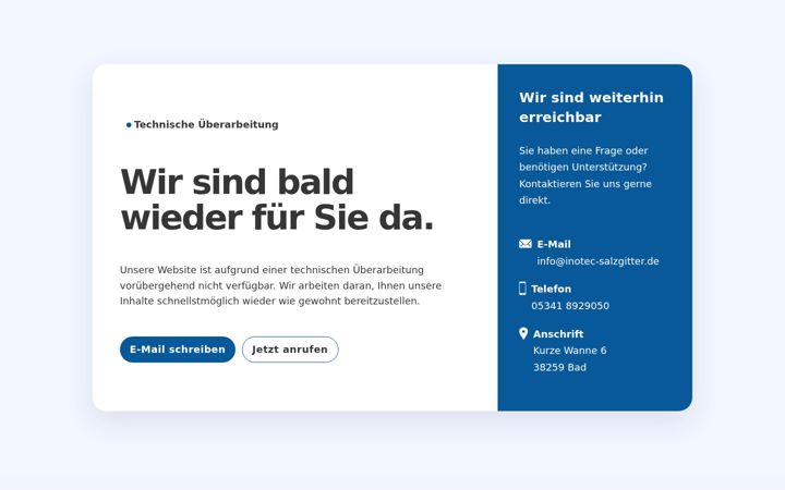 Screenshot of inotec-salzgitter.de