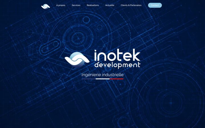 Screenshot of inotek-development.fr