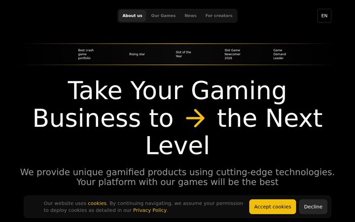 Screenshot of inout.games