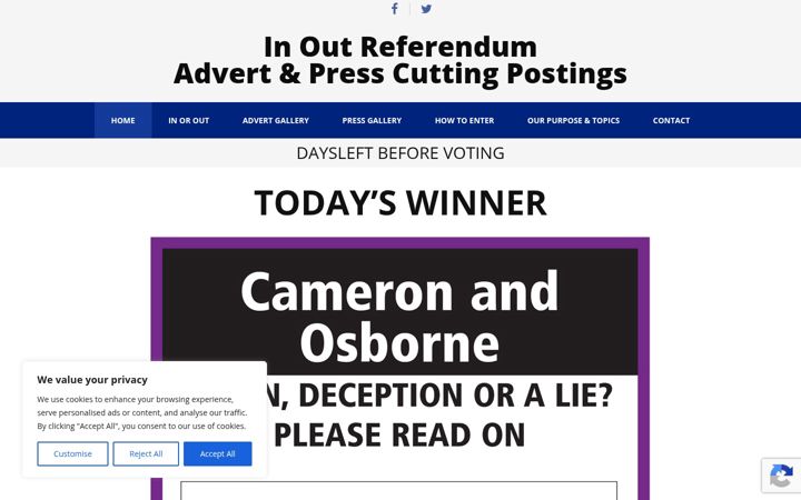 Screenshot of inoutreferendum.uk