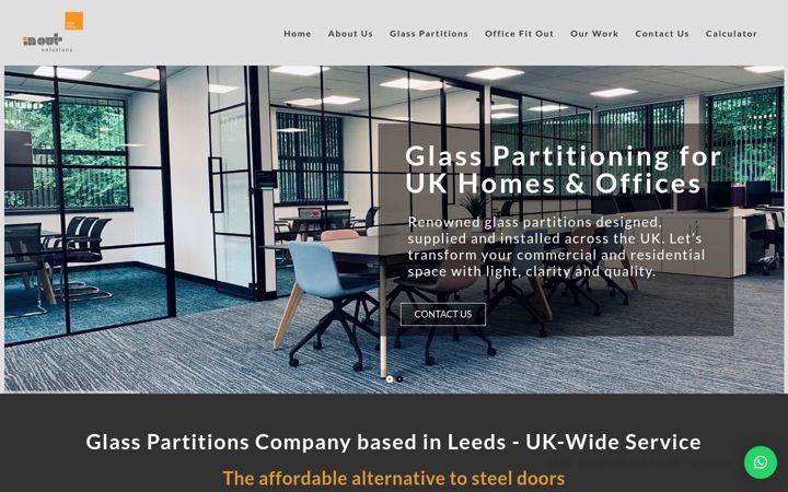 Screenshot of inoutsolutions.co.uk