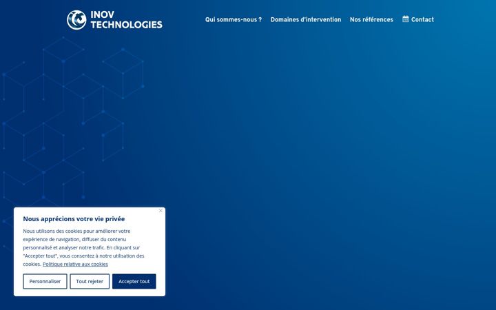 Screenshot of inov-technologies.fr