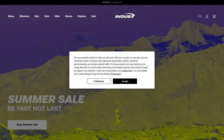 Screenshot of inov8.com