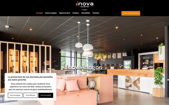 Screenshot of inova-langon.fr