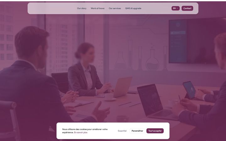 Screenshot of inova-sa.ch
