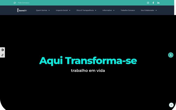 Screenshot of inovabh.com.br