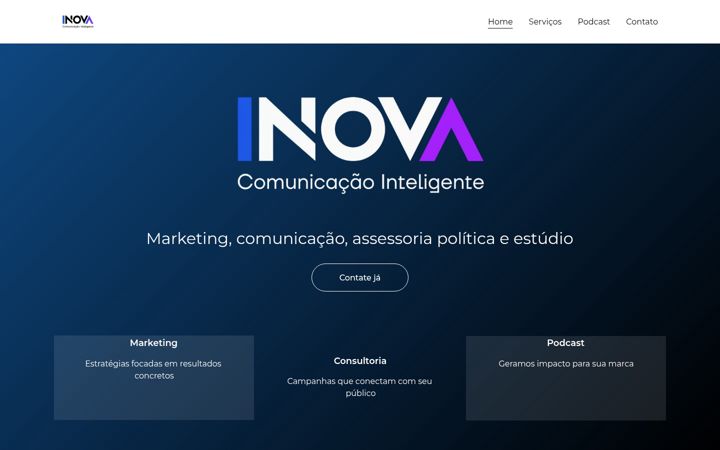 Screenshot of inovacomunicacaointeligente.com