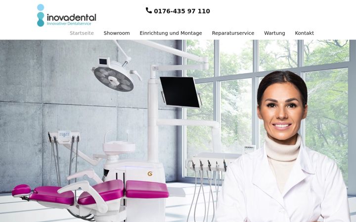 Screenshot of inovadental.de