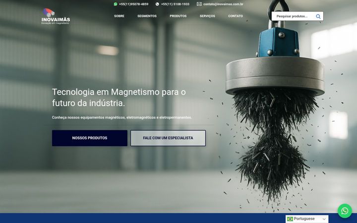 Screenshot of inovaimas.com.br