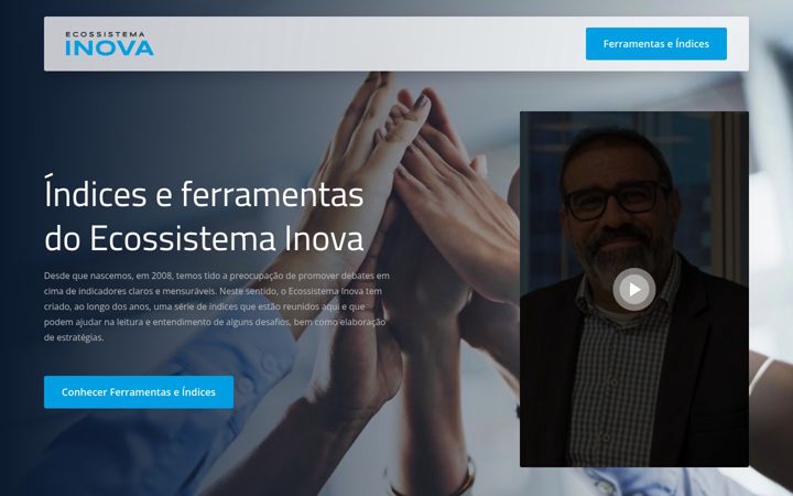 Screenshot of inovaindex.com